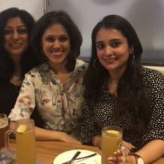 With Rachna and Poulomi in Mumbai