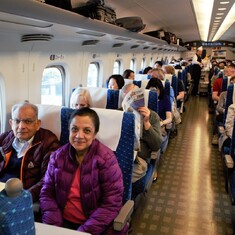 On the Shinkashen (Bullet train) April 2017