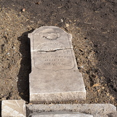 Eben R. Wilson headstone. Photo taken Oct. 2016