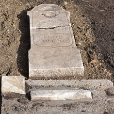 Eben R. Wilson Headstone "Died Sept. 14, 1877" Photo taken Oct. 2016