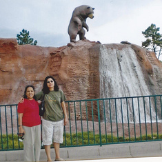 Mom & Harita at a national park.