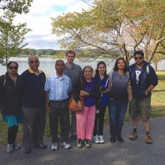 Konakondla family visit DC in October 2013.