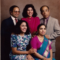Rao Family in 1991.