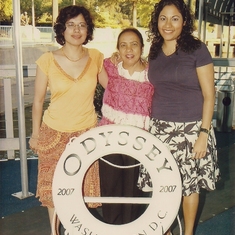 The Rao women took a cruise on the Potomac River in Washington, DC. 2007.