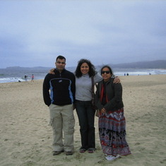Nagraj, Sangeeta, & Mom in San Francisco in 2006
