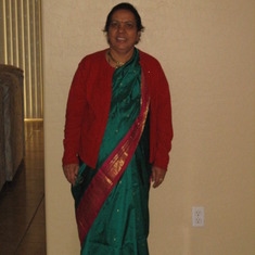 Mom in a sari