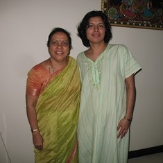 Amma and me in Vittal Kakka's house