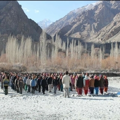 Teaching kids in Ladakh