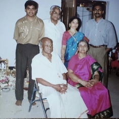25th wedding anniversary celebrations at Coimbatore, 1994
