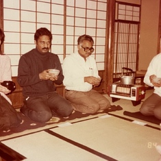 Tea house at Japan, 1984