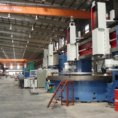 The line of 5 meter CNC VTL's at customer site.