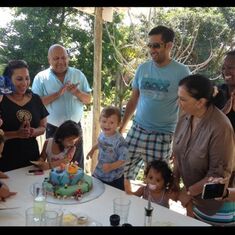 Celebrating Yannick’s 2nd birthday in Ballito