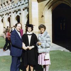 Judys graduation ceremony May 1978