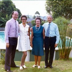 Phyllis and Will, first visit to Australia, early 70s