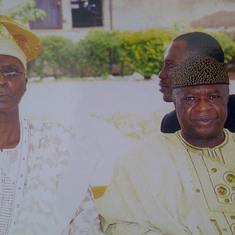 Prince Bandele with his brother Dr Adewale Omirin, the honourable speaker of Ekiti State