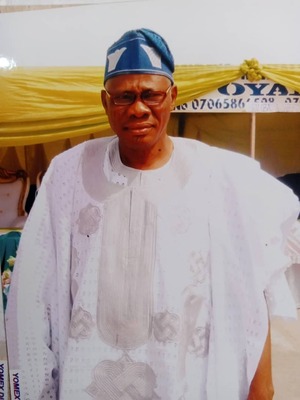 Prophet (Prince) Peter Olayemi Adegboyega Fadahunsi JP