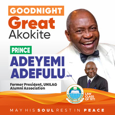 Goodnight Prince Adefulu Adeyemi, MFR, our dear Former President