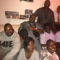 Big D after Prince Ed Akerejola's internment with family, Dada Omolaye's family, London UK-25.5.19