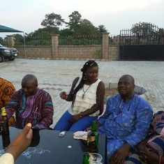 Organised and celebrating Dada Omolaiye's Birthday in latter's compound