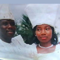 Big D and wife Miriam - Marriage Day