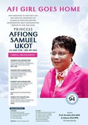 Princess Affiong Samuel Ukot