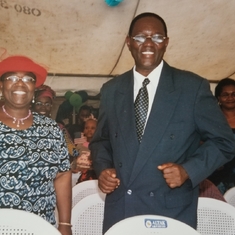 Big Daddy & Mummy dancing at my high school graduation in July 2005 from Redeemer's, Maryland, Lagos