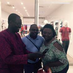 Daddy Seyi and Tricia @Shoprite Lekki Lagos Nigeria 2015