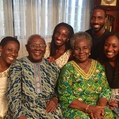 Yinka Bamgbose (née Oyemade) and kids - Xmas 2016