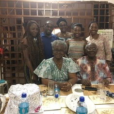 With Late Folabi Mabogunje’s family