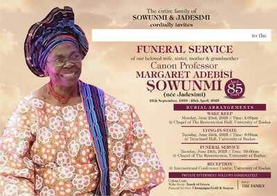 Prof. Adebisi Sowunmi