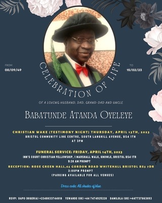 Prof Babatunde Oyeleye