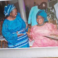 Myself, Mrs Folake Agbetile (nee Oladimeji) & My sister-in-law at a family wedding in Ibadan (2019)