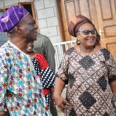 GCI Elder Jerry Ojerinola and Mrs Oladimeji at the GCIOB 1961-65/67 Ibadan Meeting