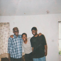 Uncle Kunle, myself Simi and my brother Olu