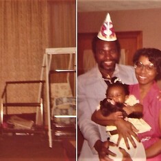 Kunle and Linda Celebrating Their Daughter Bola's First Birthday