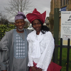 Wherever my Dad finds himself, church always comes first (March 2012 at SDA Edinburgh)