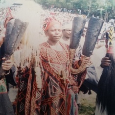 Coronation of NDI NKemamin with then Nkem NKENGATEH and Nkemambin