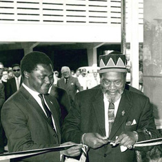 President Kenyatta and Cabinet Minister Mboya