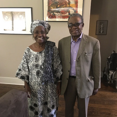Mary & Deboye. 
Mary just recovered from an illness.
2017.
