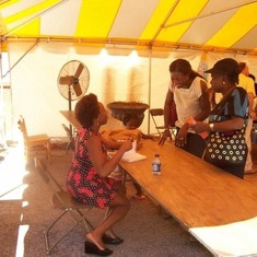 Mary, Folake, Jordan.
Book signing with Chimamanda.
Decatur Book Festival.