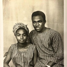Mary and Deboye, all the way back to where it all started! Early 70s.