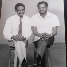 Dad and his late brother 