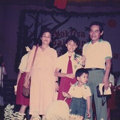 Regina’s elementary graduation at SJC, Quezon City, Philippines