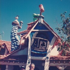 Daddy and Regina in Disneyland, CA, summer of 1998.