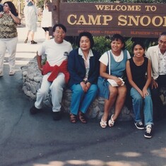 Lito, Auntie Cening, Dola, Regina and Ador, Summer of 1998.