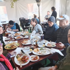 Family lunch at Big Bear