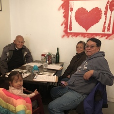 Daddy with sister Auring, nephew Lito and granddaughter Paige M in Washington, D.C., Fall 2018.