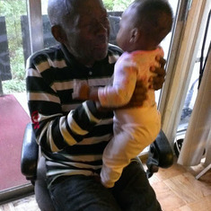first encounter with his grand daughter