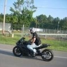 Jeremy's motorcycle