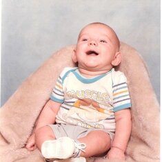 Jeremy as a baby